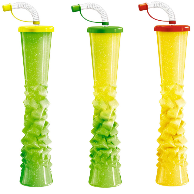 Ice Cube Trioiical Yard Cups